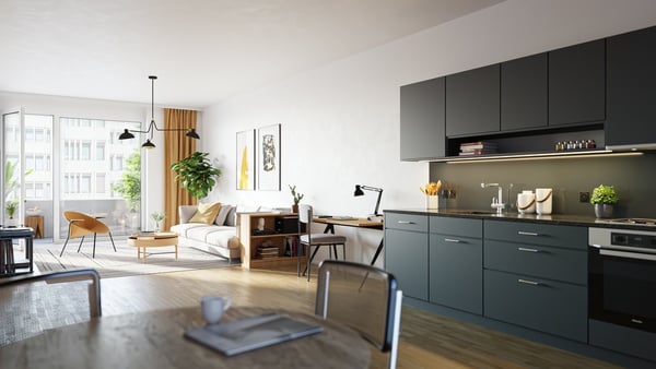 Studiowohnung an optimaler Lage 2