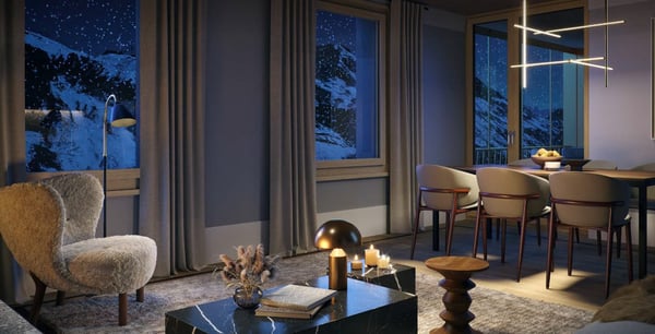 Möbliertes 3.5-Zimmer-Apartment im Appartmenthouse Pazola – Andermatt Reuss 2