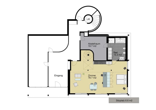 Duplex-Apartment mit Pool und atemberaubendem Ausblick neben dem Dolder 9