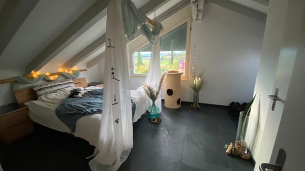 Charmante 4-Zimmer-Maisonette-Wohnung mit Garten und Aussicht in die Berge in Gossau ZH 17