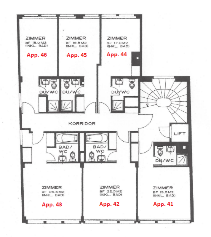 Möblierte Appartements am Limmatquai 70 - Wohnen im Herzen von Zürich
