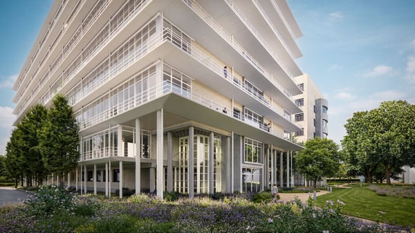 FLOW Basel: Moderne Büroflächen am Rhein auf 2029 12
