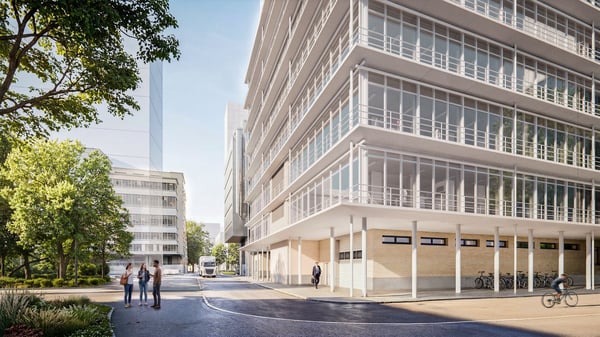FLOW Basel: Moderne Büroflächen am Rhein auf 2029 14