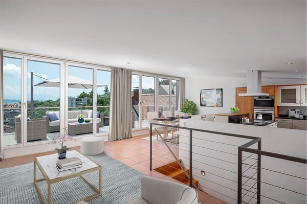 Wohnhaus mit einer 3½ und einer 2½-Zimmer-Wohnung mit Seesicht 2