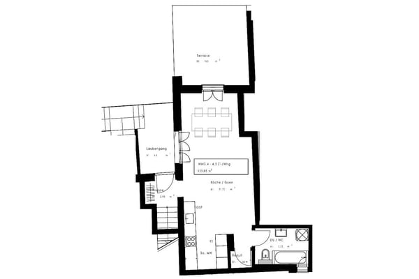 Grosse 4½-Zimmer Dachmaisonette 11