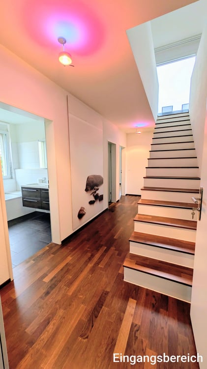 Grosszügige 5.5-Zimmer-Dach-Maisonettewohnung mit Balkon und Stadtblick in Opfikon 21