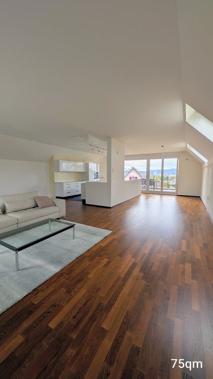 Grosszügige 5.5-Zimmer-Dach-Maisonettewohnung mit Balkon und Stadtblick in Opfikon 4
