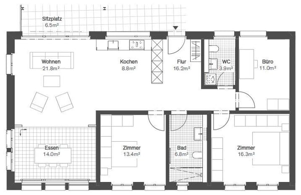 Stilvoll wohnen in der Altstadt - moderne 4.5-Zimmer-Wohnung 7