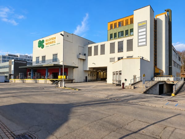 Produktions-, Lager- und Gewerbeflächen in Kloten – verfügbar ab Oktober 2027