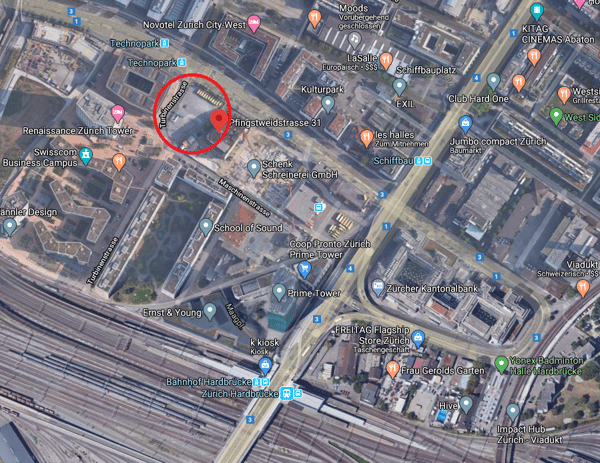 Parkplätze Nähe Bahnhof Hardbrücke 1