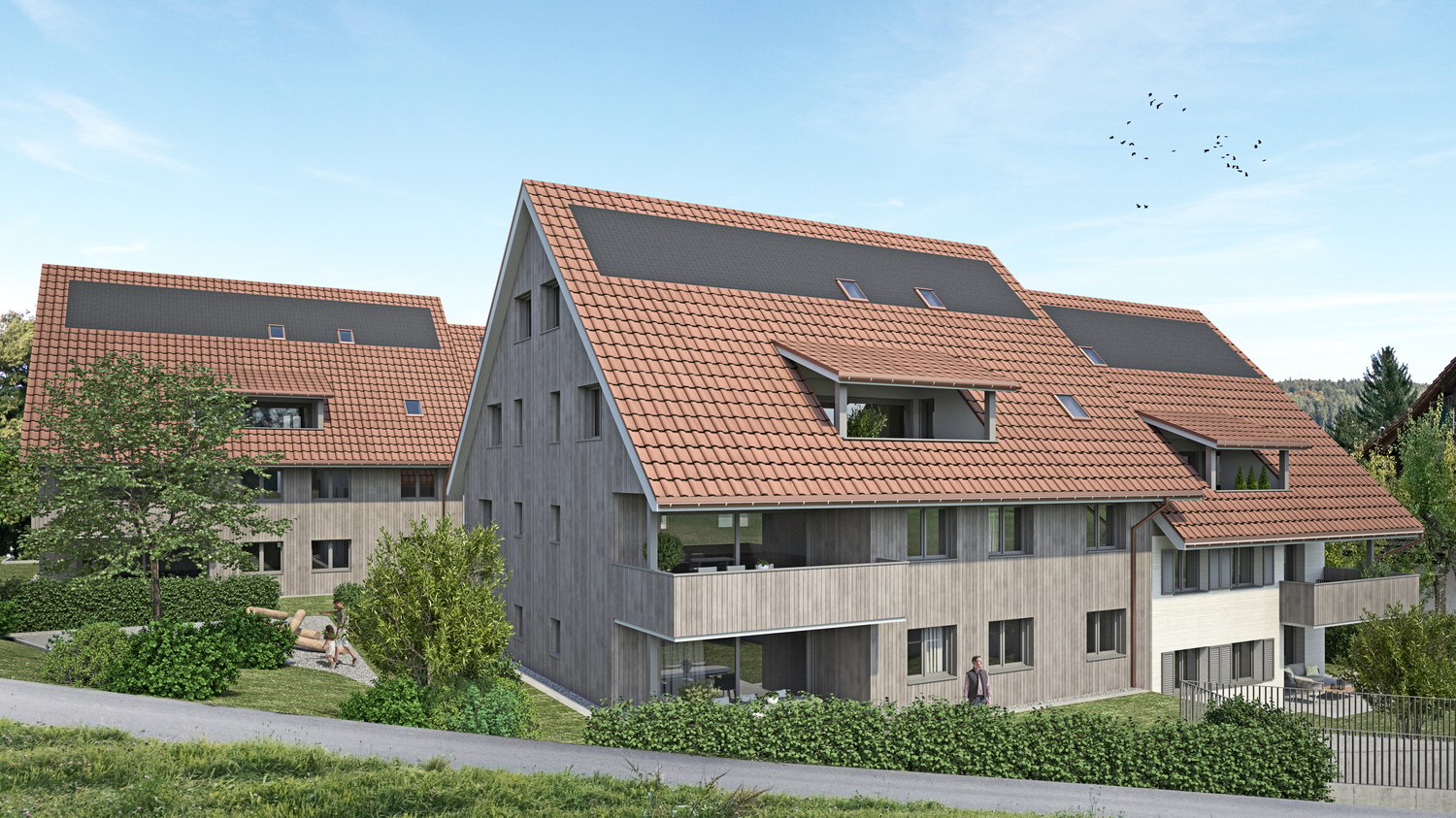 Immobilie in Madetswil - Grosszügige 3.5-Zimmer-Neubau-Wohnung 2. Dachgeschoss in ruhiger Lage von Madetswil - Bild 2