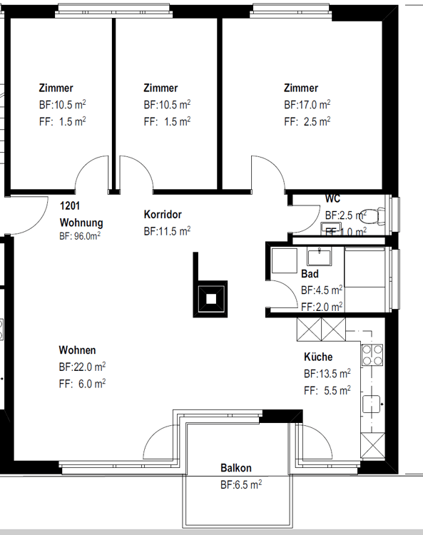 Helle 4.5-Zimmer-Wohnung mit Balkon in Pfäffikon ZH 6