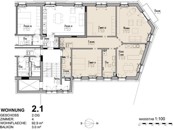 Charmante 1-Zimmer-Eckwohnung in Oerlikon 5