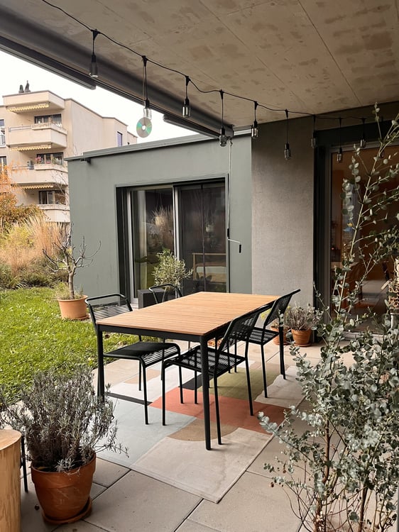 Möblierte 1.5-Zimmer-Wohnung mit Gartensitzplatz zur Untermiete (Albisrieden, Zürich) - Furnished 1.5-room apartment with garden seating area for sublet (Albisrieden, Zurich) 13