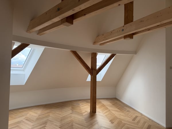 3.5 room attic duplex by Schmiede Wiedikon 10
