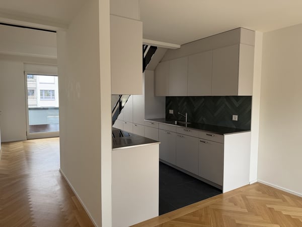 3.5 room attic duplex by Schmiede Wiedikon 2