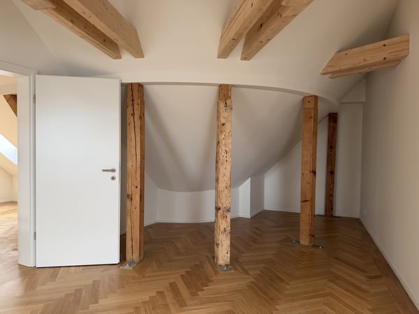 3.5 room attic duplex by Schmiede Wiedikon 9