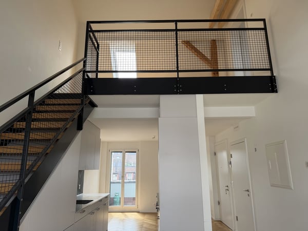 3.5 room attic duplex by Schmiede Wiedikon 6