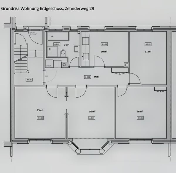 Charmante 4.5-Zimmer-Wohnung im Zweifamilienhaus, Schöngrund 12