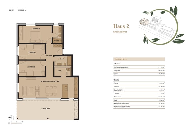 4.5-Zimmer Eigentumswohnung - zentral und naturnah 3