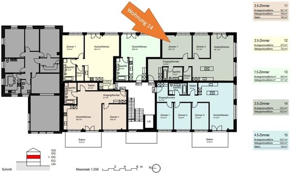 Grosszügige 3.5-Zimmer-Wohnung im Neubau mit Reduit - 103m² 5