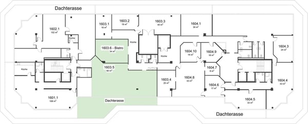 90 m² Attika-Büro mit privater Dachterrasse in Fällanden 10