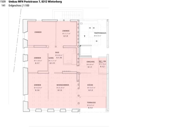 Sehr schöne 5 1/2 Zimmer Wohnung in idyllischem ehemaligen Bauernhaus 5