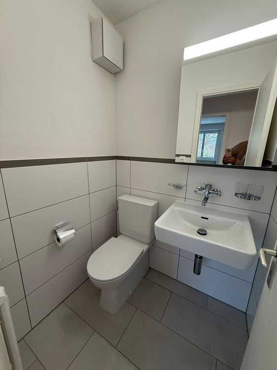 Ruhige, renovierte 3.5ZimmerWohnung mit Balkon im Grünen von Therwil 11