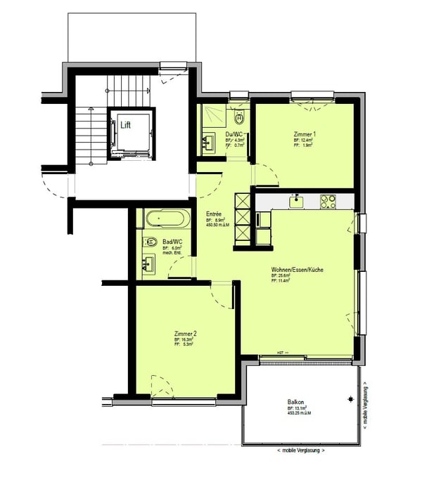 Neubauwohnung zur Erstvermietung 3