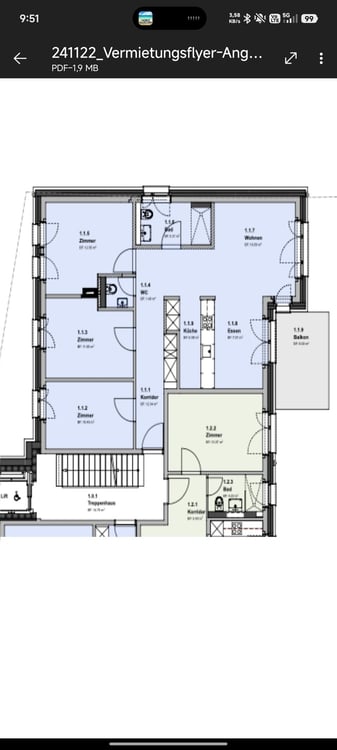 Möblierte 3.5-Zi-Wohnung zur Untermiete | Frauenfeld Huben 10
