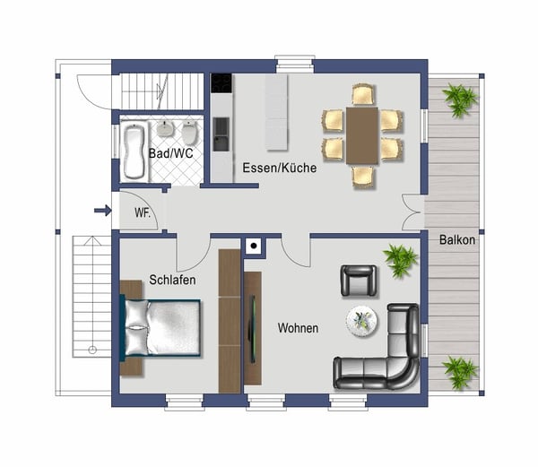 3-Zimmer Wohnung an zentraler Lage 9