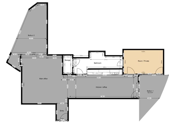 Grosszügige 1.5-Zimmer-Wohnung im Hard Turm Park 6