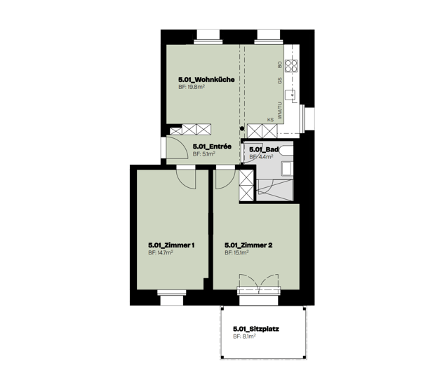 Erstbezug neurenovierte Wohnung Lorraine 5