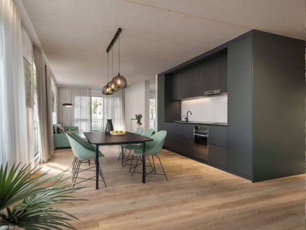 Modernes Wohnen in Aarberg  Erdgeschosswohnung im Haus Silva 1