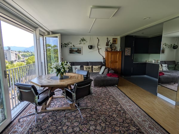 Penthouse Triplex mit privater Dachterasse, 7ter Stock, 3 Min zum HB & direkt an der Sihl 1