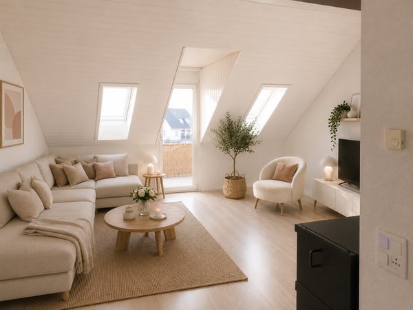 Charmante 4½-Zimmer-Dachwohnung mit sonniger Terrasse und Weitsicht 1