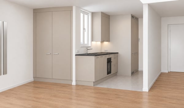 Vermietung nach kompletter Sanierung stilvolle 4.5-Zimmer-Wohnung mit grosszügigem Balkon 1