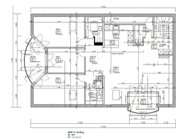 4.5-Zimmerwohnung im 2. Obergeschoss Erstvermietung nach Sanierung 4