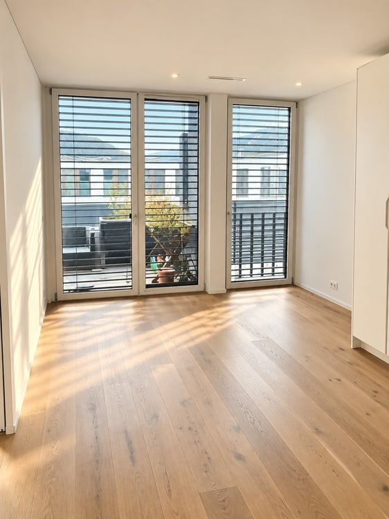 Helle 3.5-Zimmer-Dachwohnung mit Balkon, Weitsicht & Bahnhof direkt vor der Haustüre 5