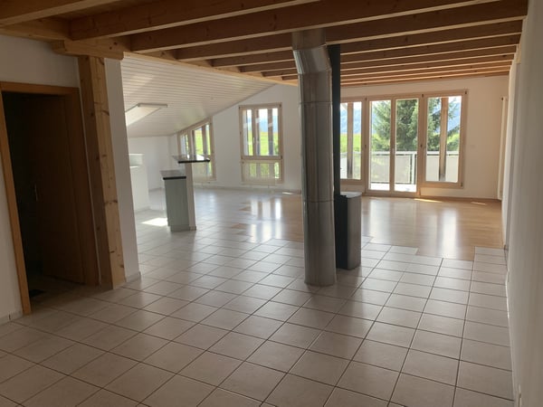 Schöne grosse Wohnung auf dem Lande