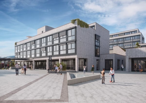 Überbauung Hoschti - lebendig. vielseitig. zentral. 1