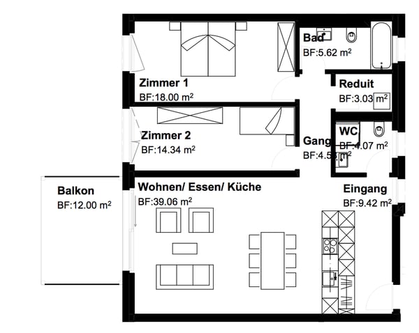 ruhig und gelassen wohnen in Frick 9