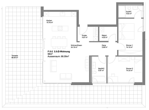 Attikawohnung in Frick 12