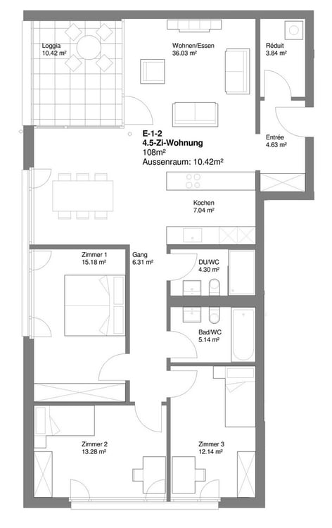 Schöne 1.5-Zimmerwohnung am Dorfeingang von Frick 12