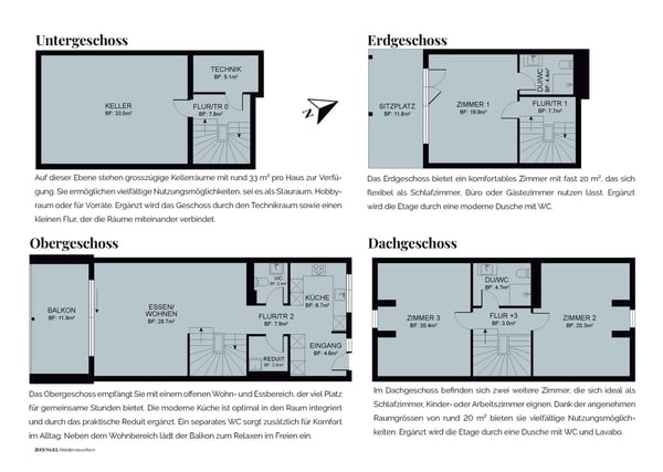 Überbauung Engel, modernes Reiheneinfamilienhaus Premium 6