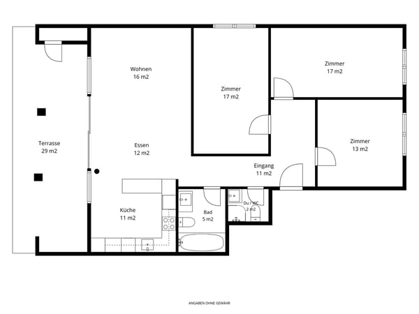 Moderne 4,5-Zimmer-Erdgeschosswohnung im familienfreundlichen Quartier 12