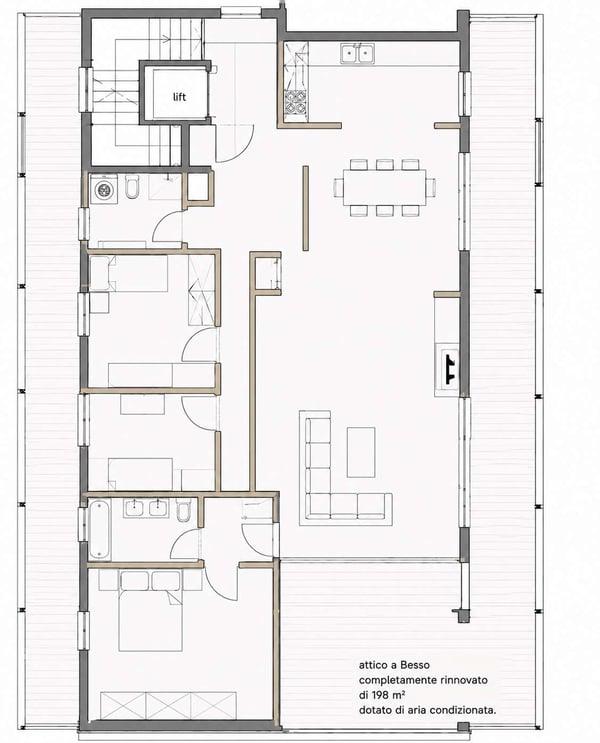 EXCLUSIVE PENTHOUSE APARTMENT WITH LAKE VIEW - LUGANO-BESSO 13