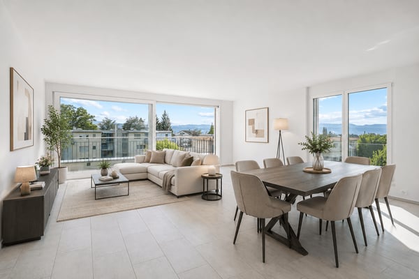 ÜBER DEN DÄCHERN VON UETIKON AM SEE: Moderne 3.5-Zimmer-Attikawohnung mit zwei Terrassen & Weitblick 3