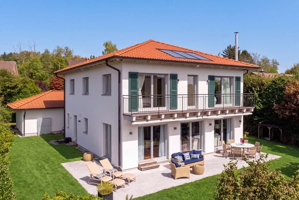 WEITBLICK TRIFFT LANDHAUSCHARME: Elegantes 6.5-Zimmer- Einfamilienhaus auf der Forch 1