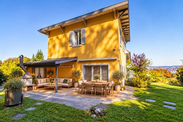 GARTENIDYLLE IN ZÜRICH-AFFOLTERN - Charmantes 2.5-Zimmer-Eck-Einfamilienhaus in ruhiger Lage 1